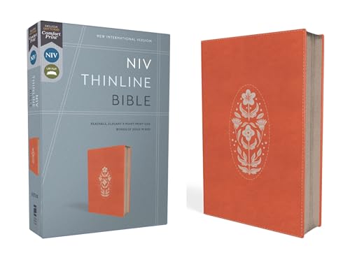 NIV, Thinline Bible (Coral Zippered Leathersoft)