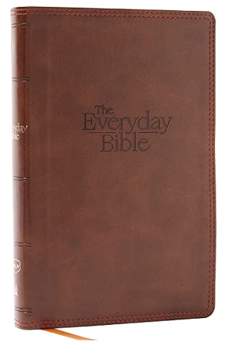 NKJV, The Everyday Bible (#7813BRN - Brown Leathersoft)