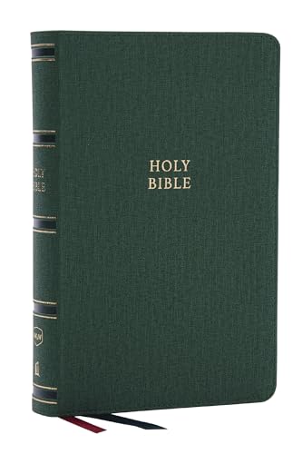 NKJV, Single-Column, Verse-By-Verse Reference Bible (#6793GR - Green Leathersoft)
