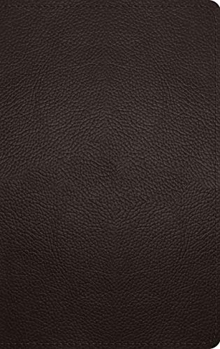 ESV Thinline Bible (Deep Brown, Buffalo Leather)