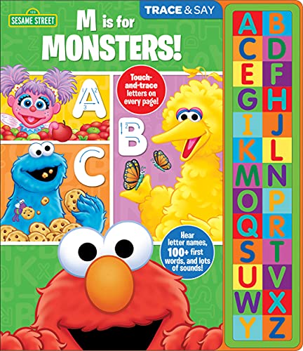 M Is for Monsters! (Sesame Street, Trace & Say)