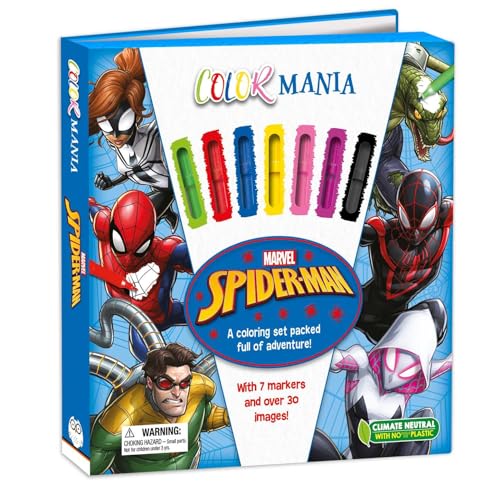 Spider-Man: A Coloring Set Packed Full of Adventure! (Marvel, Colormania)