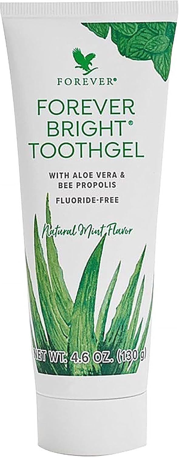 Forever Living | Forever Bright Toothgel - 4.6oz Vegan Non-Fluoride Toothgel with Peppermint & Spearmint - Gentle Oral Care for Kids & Adults - 1 Pack