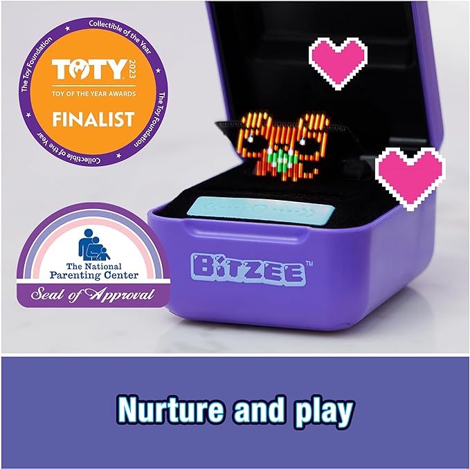 Bitzee, Interactive Toy Digital Pet with 15 Animals Inside, Virtual Electronic Pets React to Touch, Kids Toys for Girls and Boys