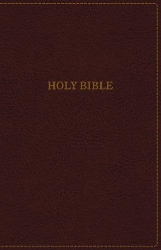 KJV Thinline Bible Large Print Bible (Burgundy Leather-Look)