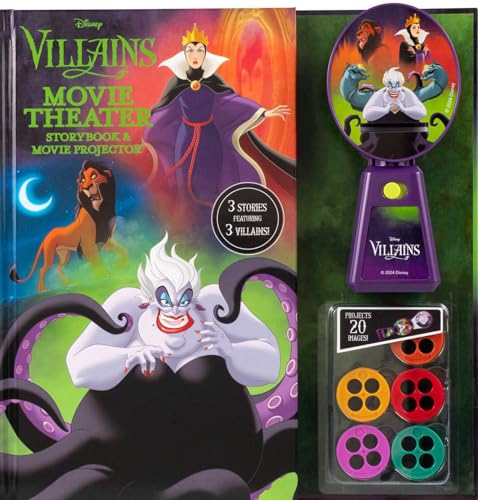 Disney Villains Movie Theater Storybook & Movie Projector