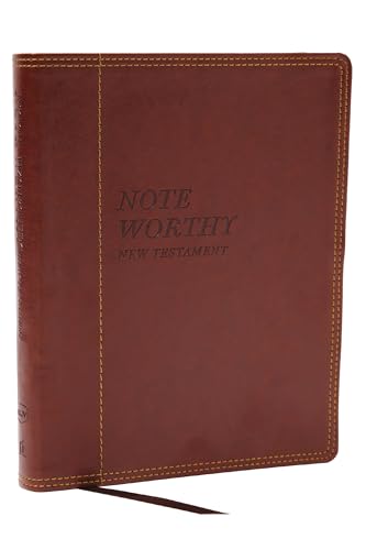 NKJV, NoteWorthy New Testament (#9693BRN - Brown Leathersoft)