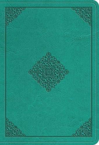 ESV, Value Large Print Compact Bible (TruTone, Teal, Ornament Design)