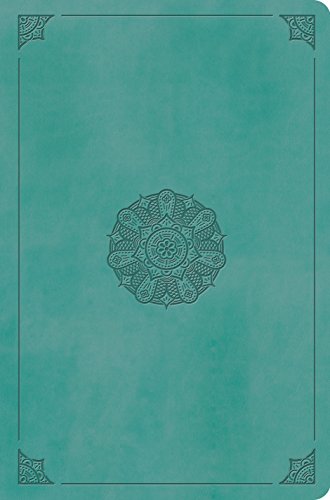 ESV, Value Compact Bible (TruTone, Turquoise, Emblem Design)
