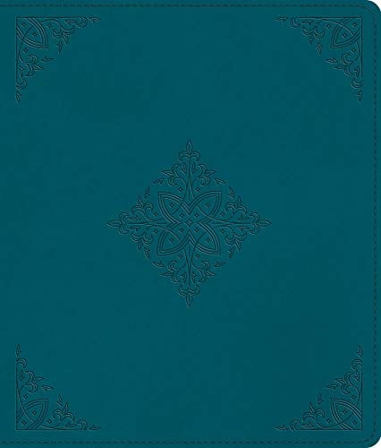 ESV Journaling Bible (TruTone, Deep Teal, Fleur-de-lis Design)