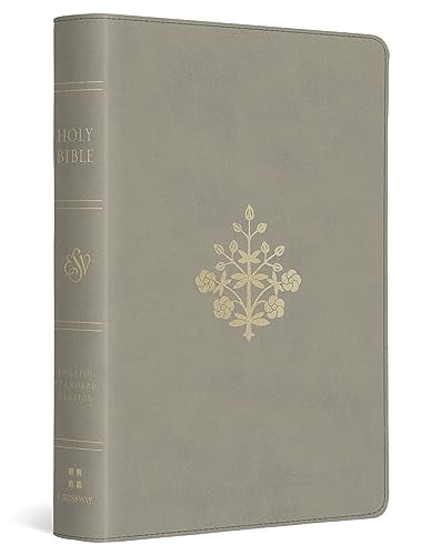 ESV, Large Print Compact Bible (TruTone, Stone, Branch Design)