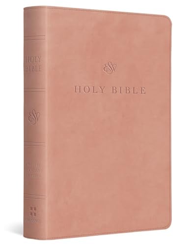 ESV, Large Print Compact Bible (TruTone, Blush Rose)