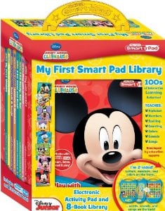 My First Smart Pad Library Electronic Activity Pad and 8-Book Library (Disney Mickey Mouse Clubhouse)