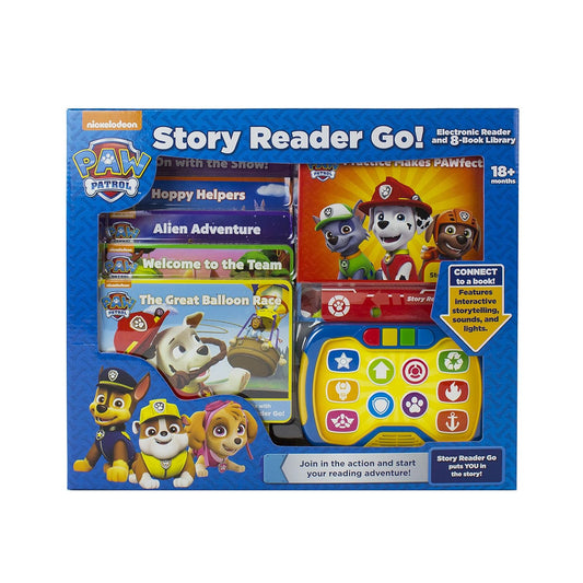 Story Reader Go!: Electronic Reader and 8-Book Library (Paw Patrol)