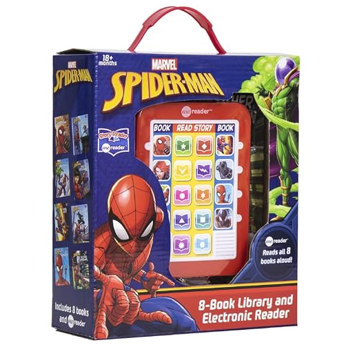 Marvel Spider-Man 8-Book Library and Electronic Reader