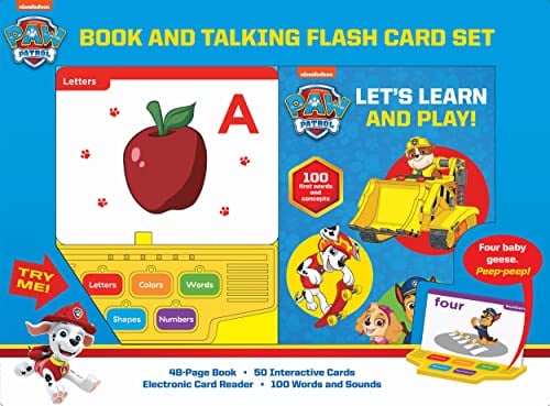 Book and Talking Flash Card Set (Paw Patrol)