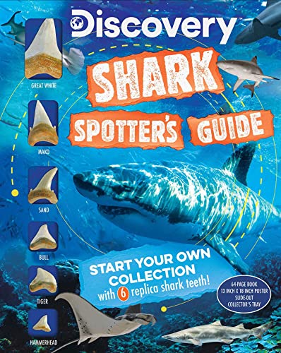 Shark Spotter's Guide: Start Your Own Collection With 6 Replica Shark Teeth! (Discovery)